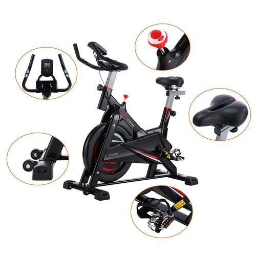Fitness Matters Indoor Cycling Trainer Quiet Stationary Spinning Bike.