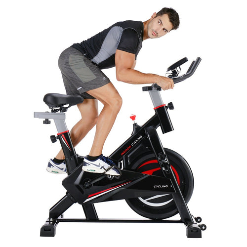 Fitness Matters Indoor Cycling Trainer Quiet Stationary Spinning Bike.