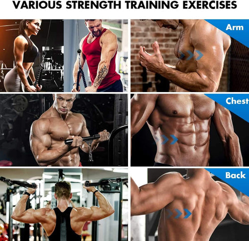 Weight Cable Pulley System Gym, DIY Home Fitness Matters Triceps accessories,Cable.